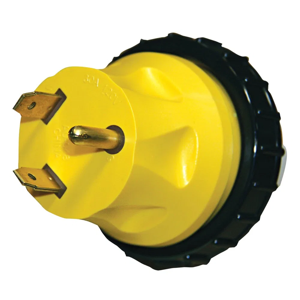 16-00597 – AP PRODUCTS Power Cord Adapter, 30 Amp To 50 Amp Yellow 30 Amp Plug TT-30P/ 50 Amp Receptacle SS2-50R Lock...